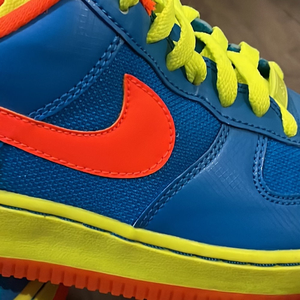 Nike Air Force 1 One GS Shoes Sneakers new 596728 424 Youth Boys Girls Size 5 - Picture 8 of 16